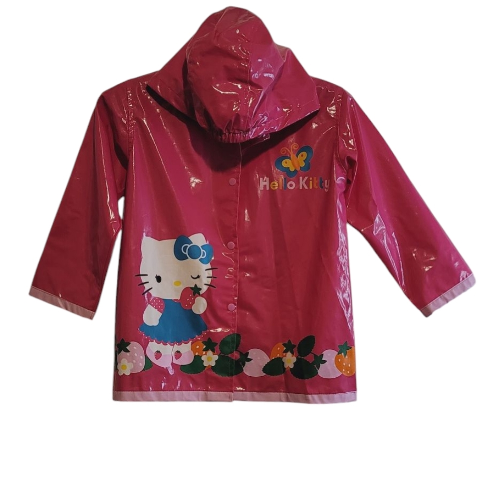 Hello Kitty Pink Raincoat Size XS 4/5